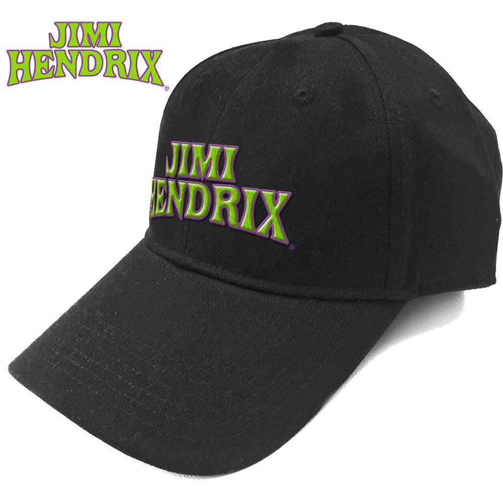 JIMI HENDRIX UNISEX BASEBALL CAP: ARCHED LOGO