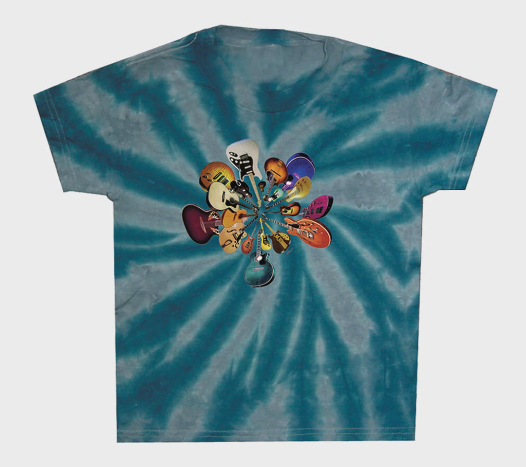 Guitars Kids Tie Dye T-Shirt
