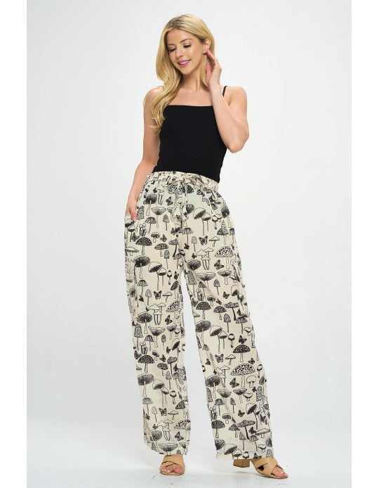 Cotton Mushroom Pants