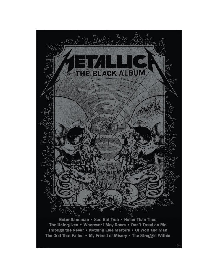 Metallica Black Album Poster