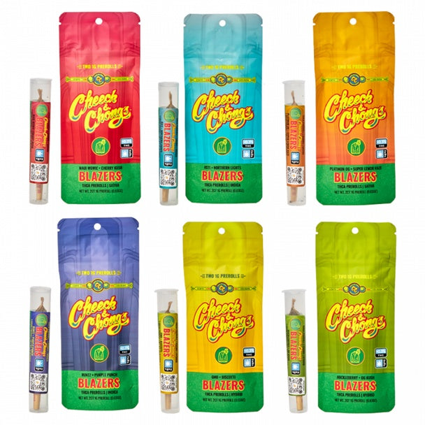 Cheech & Chong's Blazers THCA + HHC Pre Rolls - 2pk