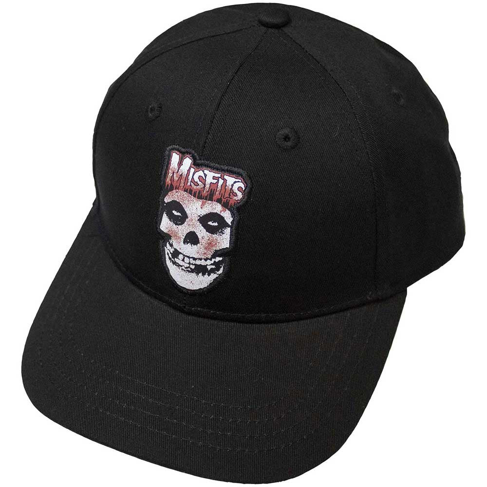 MISFITS UNISEX BASEBALL CAP: BLOOD DRIP SKULL