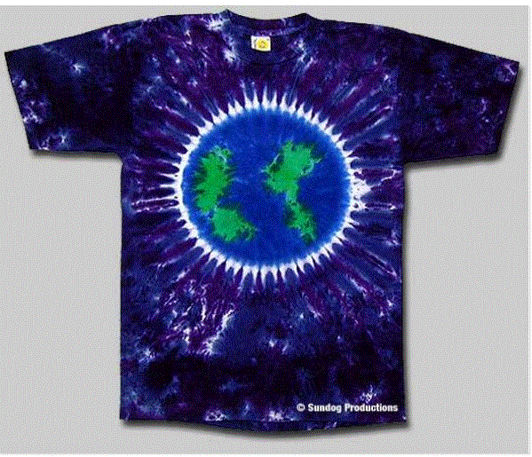 Sundog - Earth Blue Purple Tie Dye T-Shirt