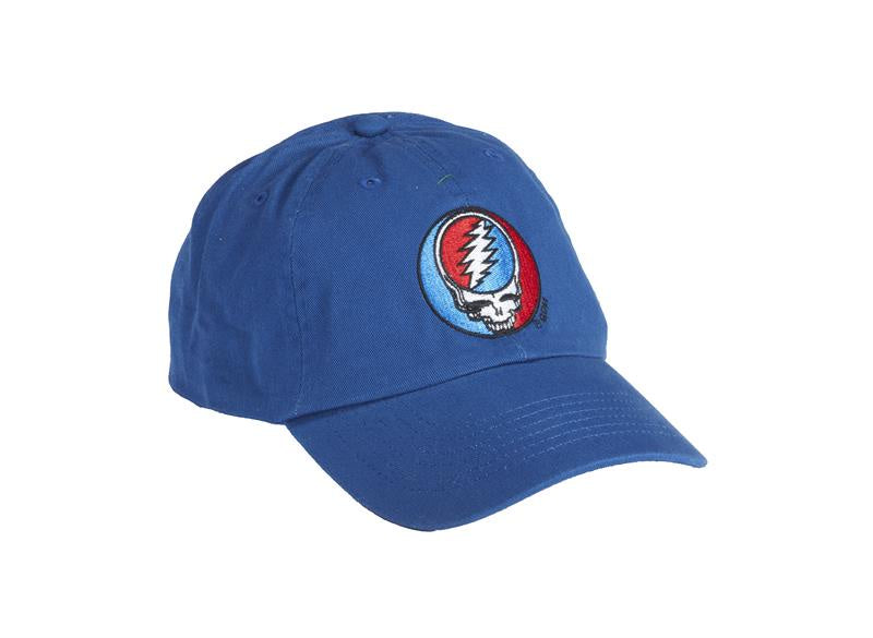 Grateful Dead Embroidered Steal Your Face Blue Cap