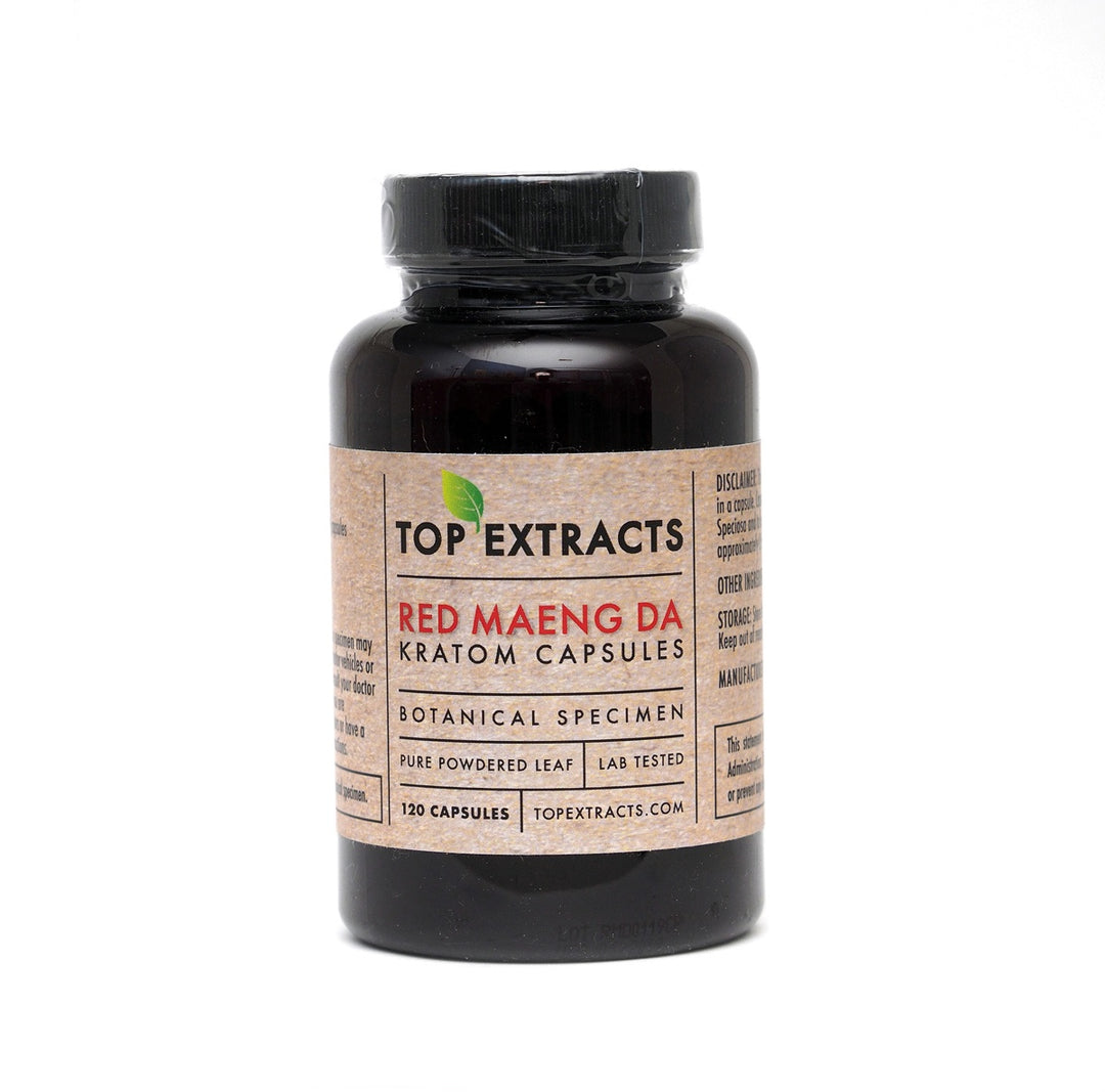 Red Maeng Da Kratom Capsules- 120ct