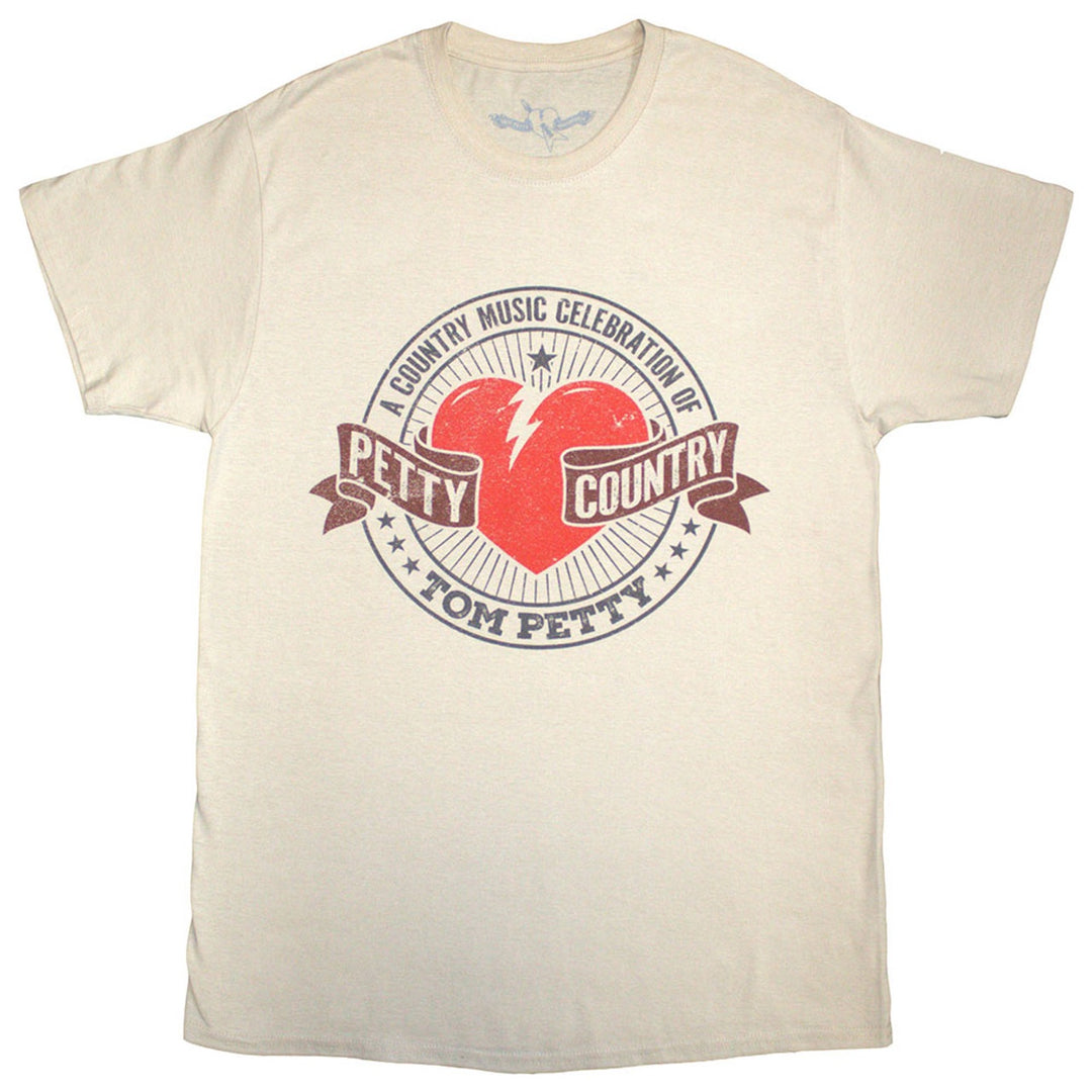 Tom Petty & The Heartbreakers Unisex T-Shirt - Petty Country (Sand)
