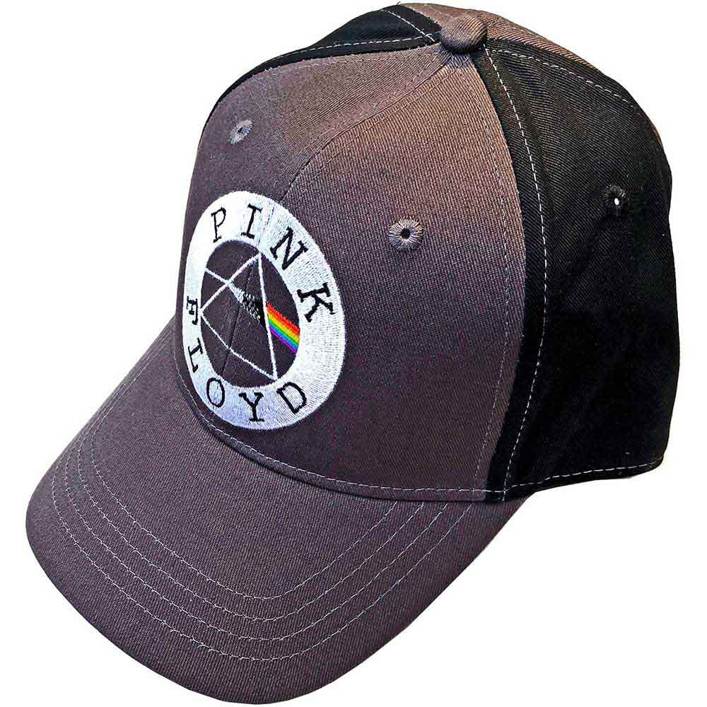 PINK FLOYD UNISEX BASEBALL CAP: CIRCLE LOGO (2 TONE)
