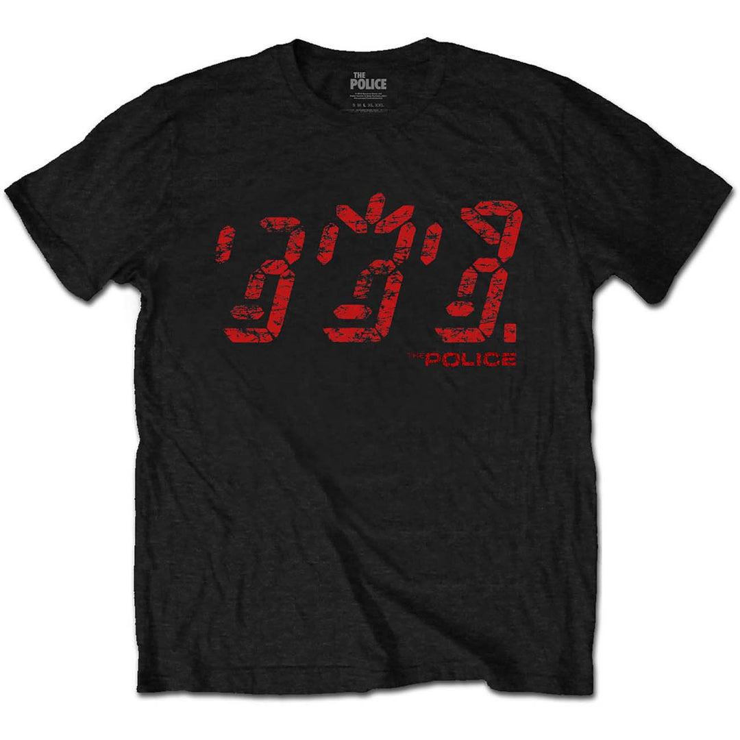 The Police Unisex T-Shirt - Vintage Ghost (Black)