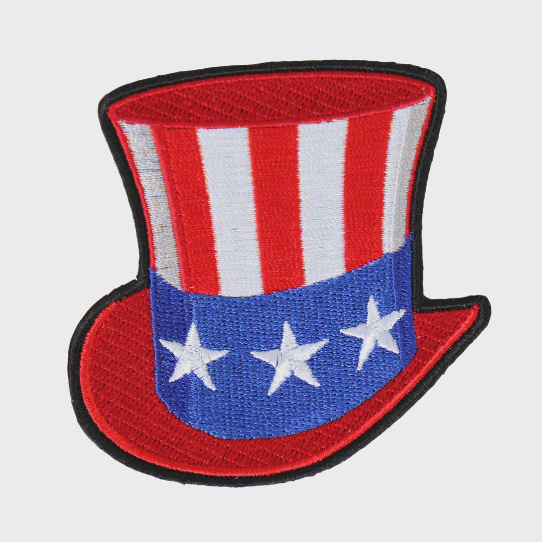 Hot Leathers Uncle Sam Hat 3" Patch