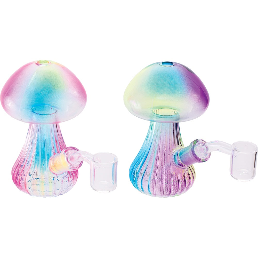 4.5in Mushroom Fume Bubbler with Nail