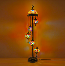 Mosaic Lamp- 5 Light Floor- ZQF23082/5