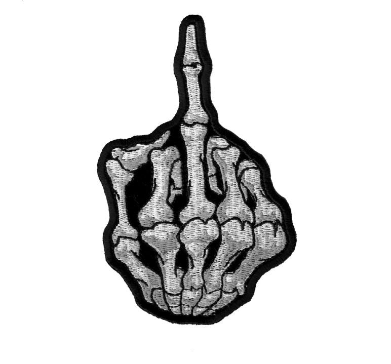 Hot Leathers - Skeleton Finger Patch