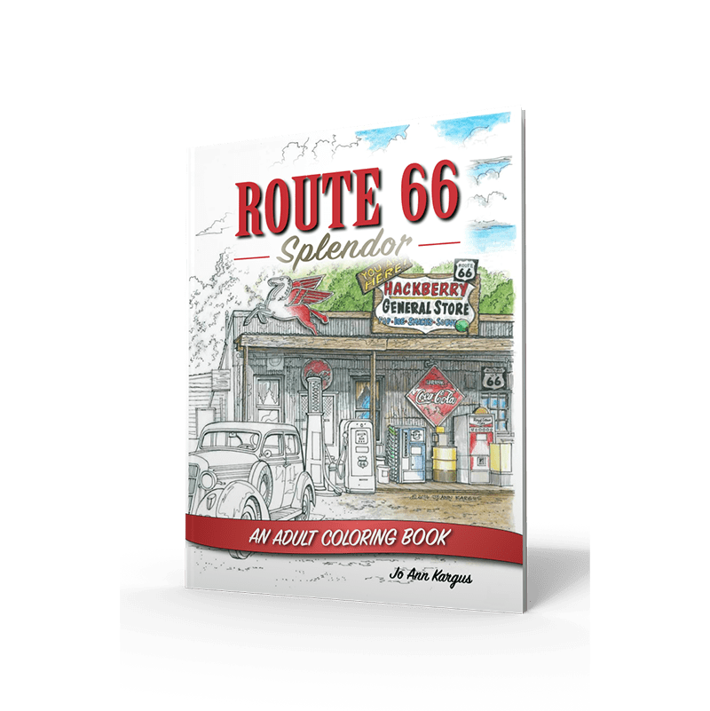 Route 66 Splendor: An Adult Coloring Book