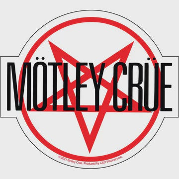 Motley Crue Star Logo Sticker