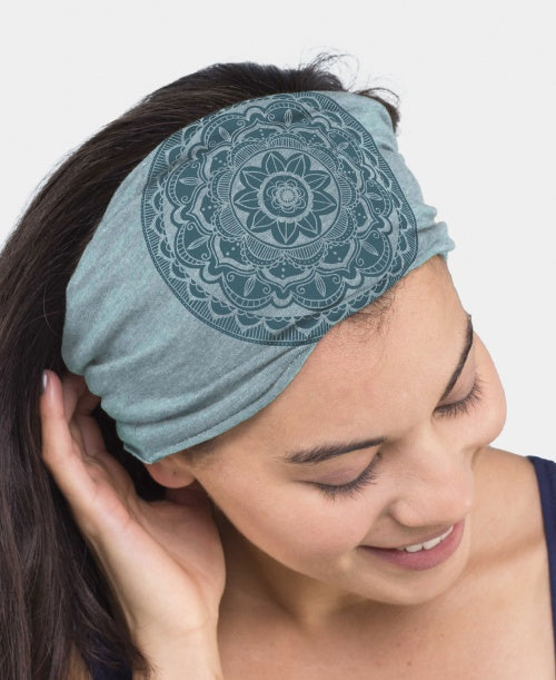 Indigo Mandala Boho Headband