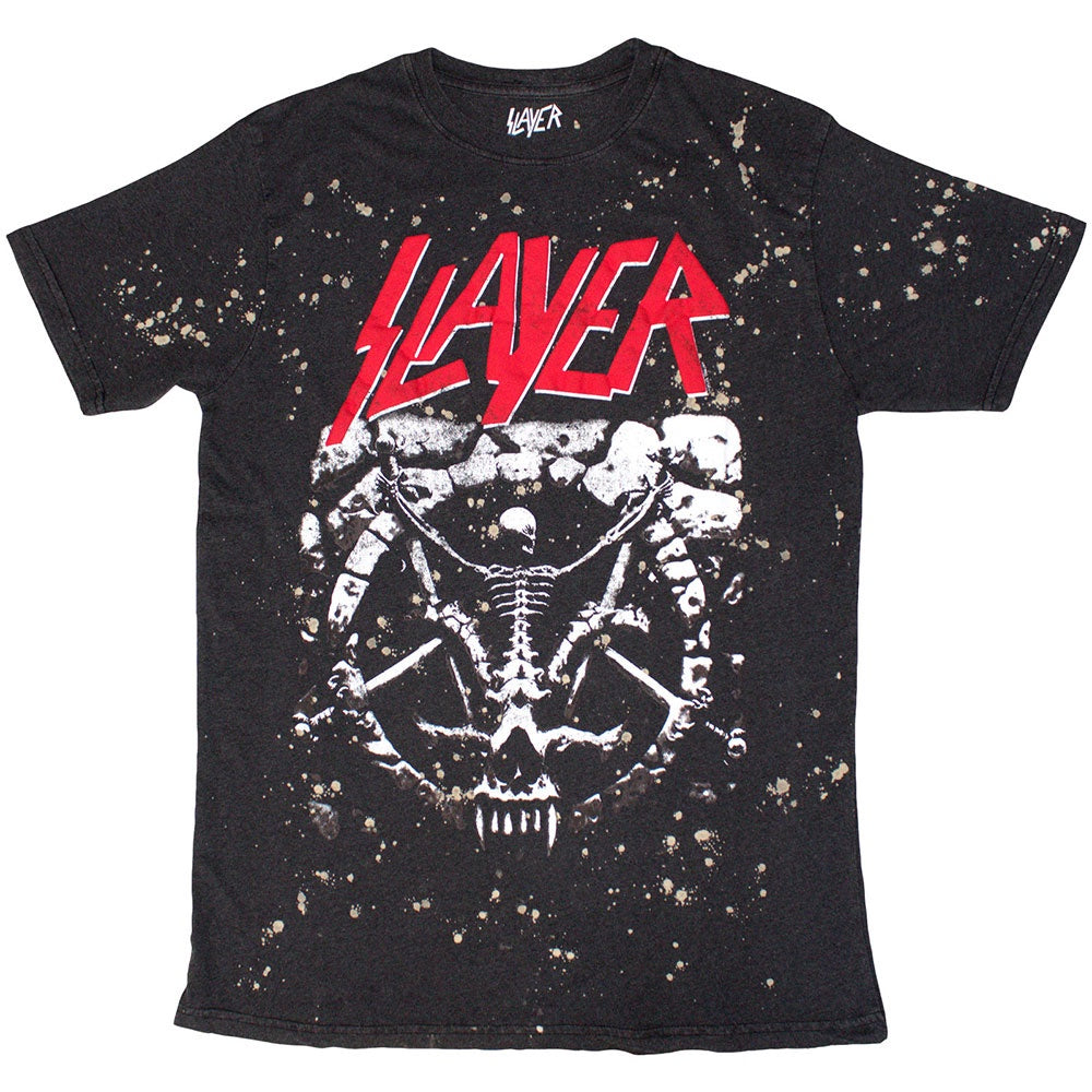 Slayer T-Shirt: Divine Splatter (Black) (Wash Collection)