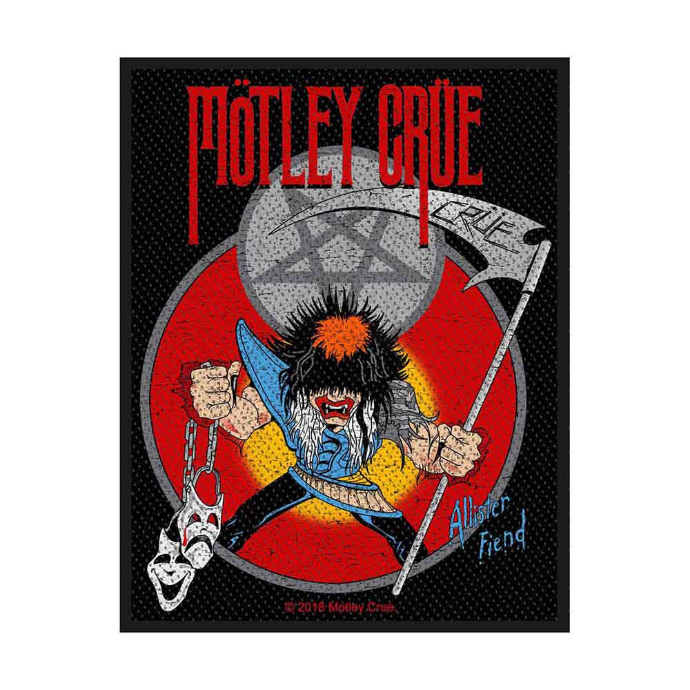 MOTLEY CRUE STANDARD WOVEN PATCH: ALLISTER FIEND