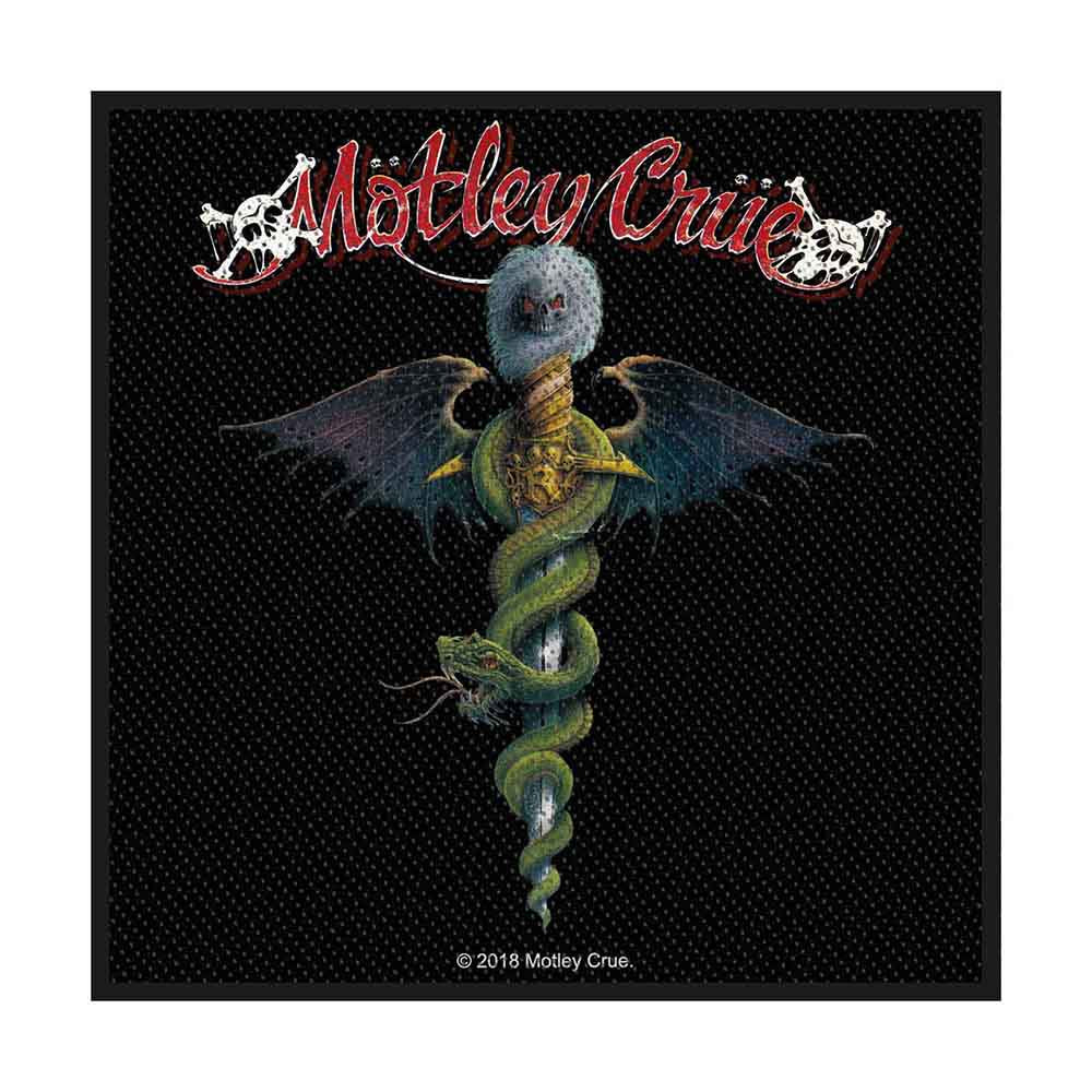 MOTLEY CRUE STANDARD WOVEN PATCH: DR FEELGOOD