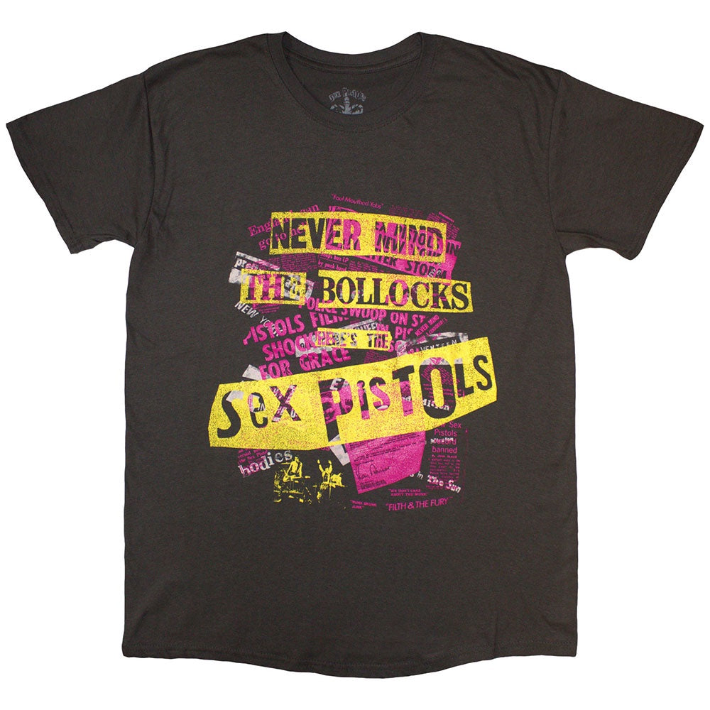 Sex Pistols T-Shirt: NMTB Text Overlay