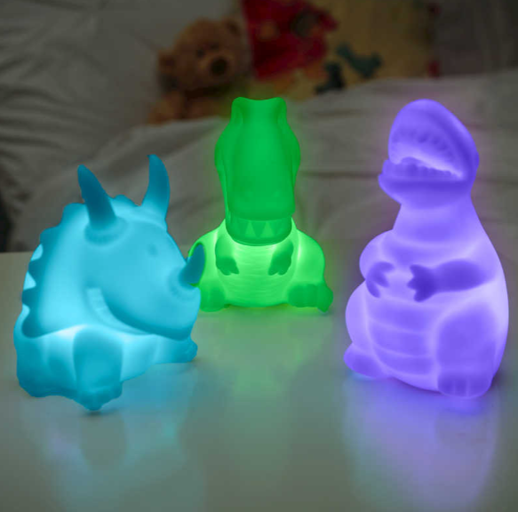 Lumez Color Changing Dinosaur Night Light