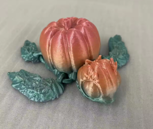 3D Printed Pumpkin Turtle