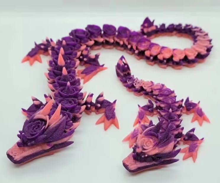3D Printed Rose Dragon