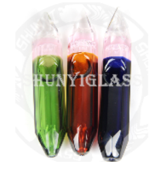 4" Galaxy Crystal Glass Pipe