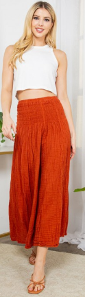 Cotton Palazzo Pants
