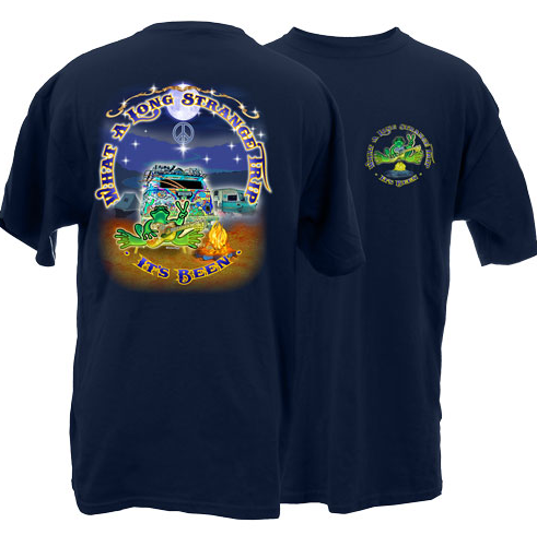 Peace Frogs Adult Strange Trip Frog T-Shirt