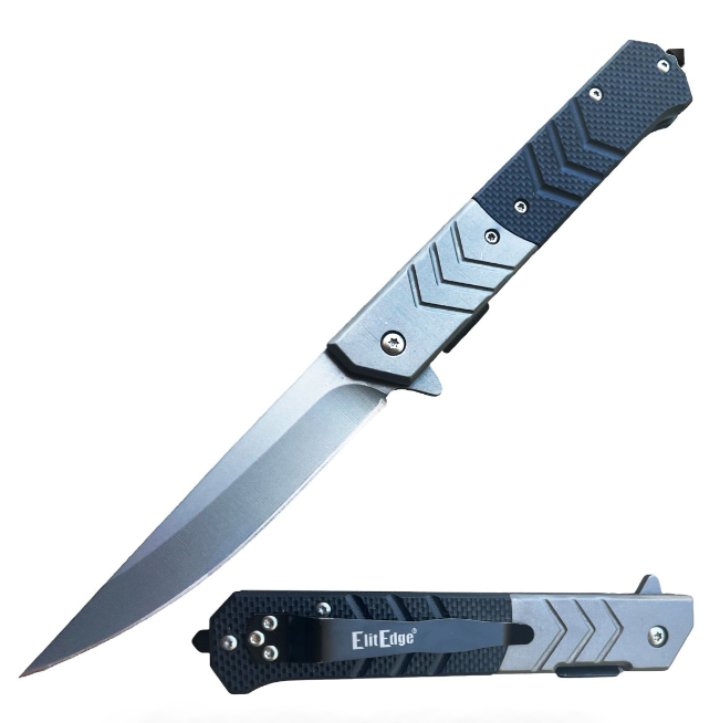 9 Inch Military G10 Handle Tactical Spring Assisted Pocket Knife