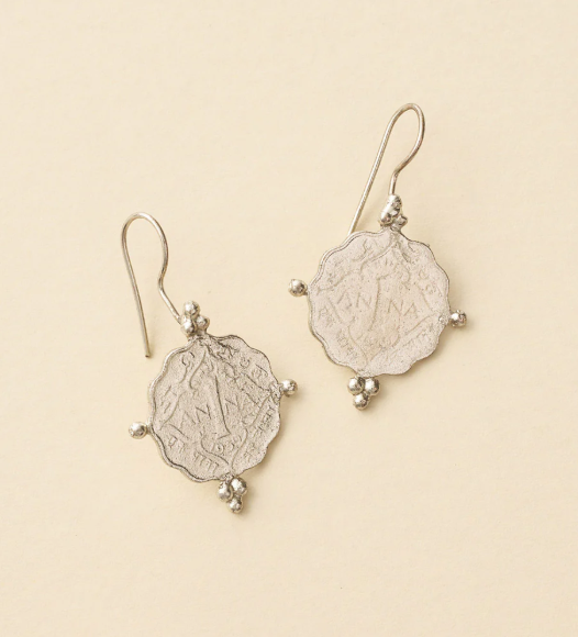 Sikka Coin Drop Earrings
