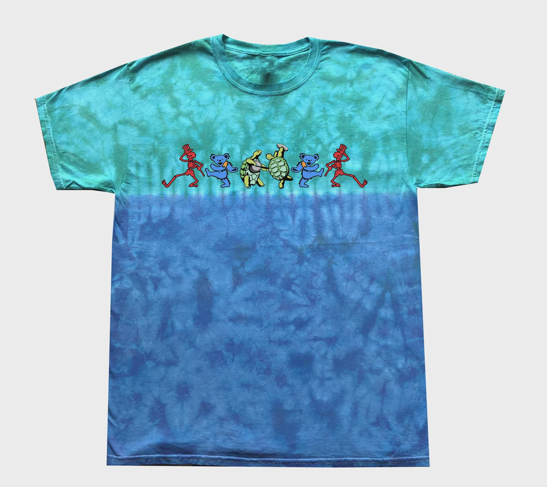 HappyLife - Grateful Dead 3 Icons Tie Dye T-Shirt