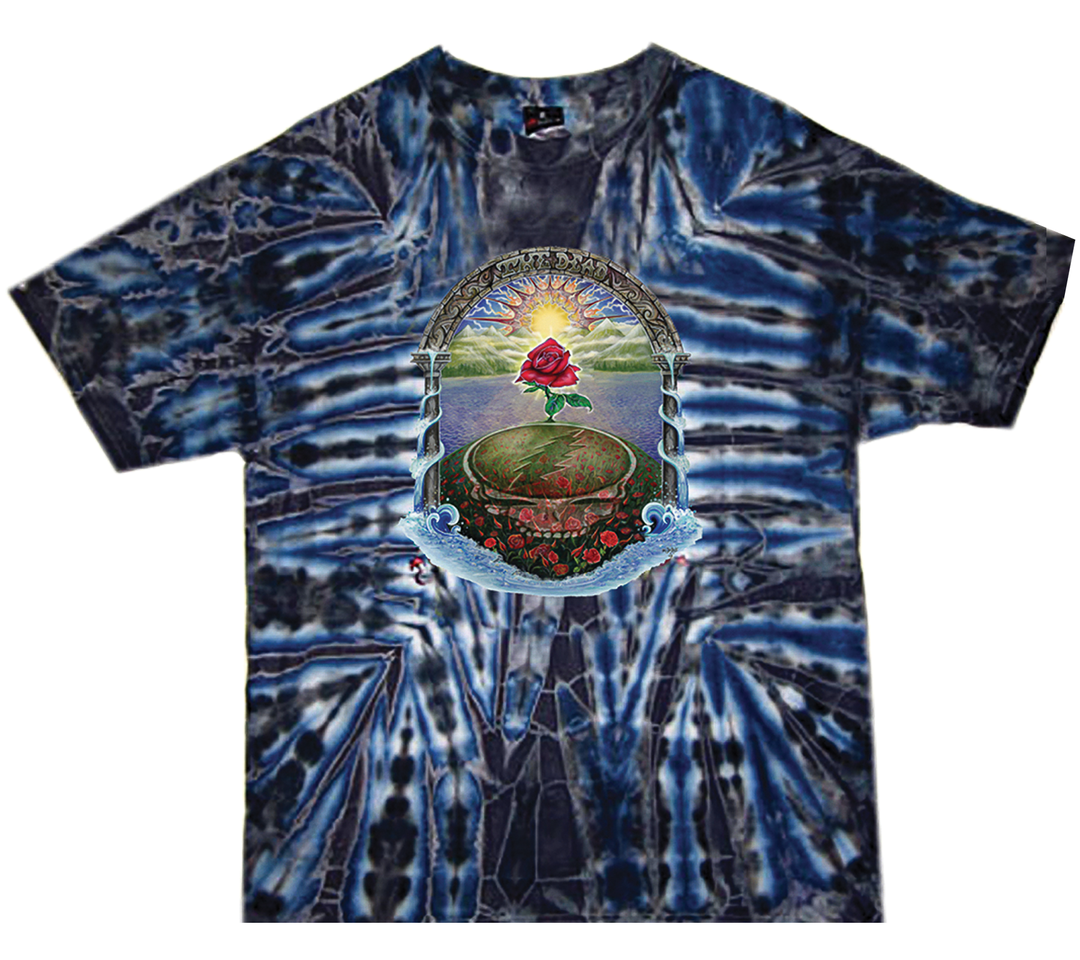 Happylife - Grateful Dead Rose Garden Tie Dye T-Shirt