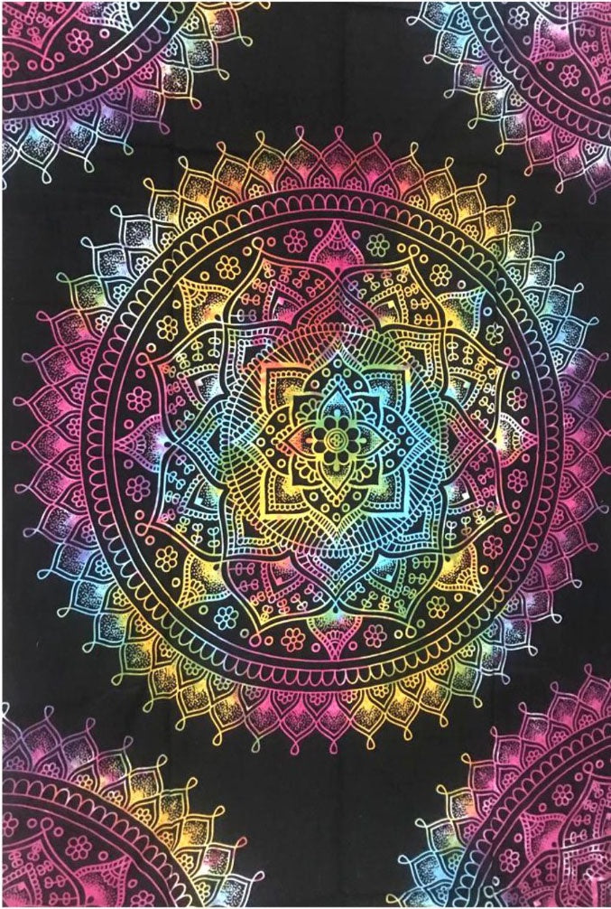 Tribal Mandala - Single Size Tapestry