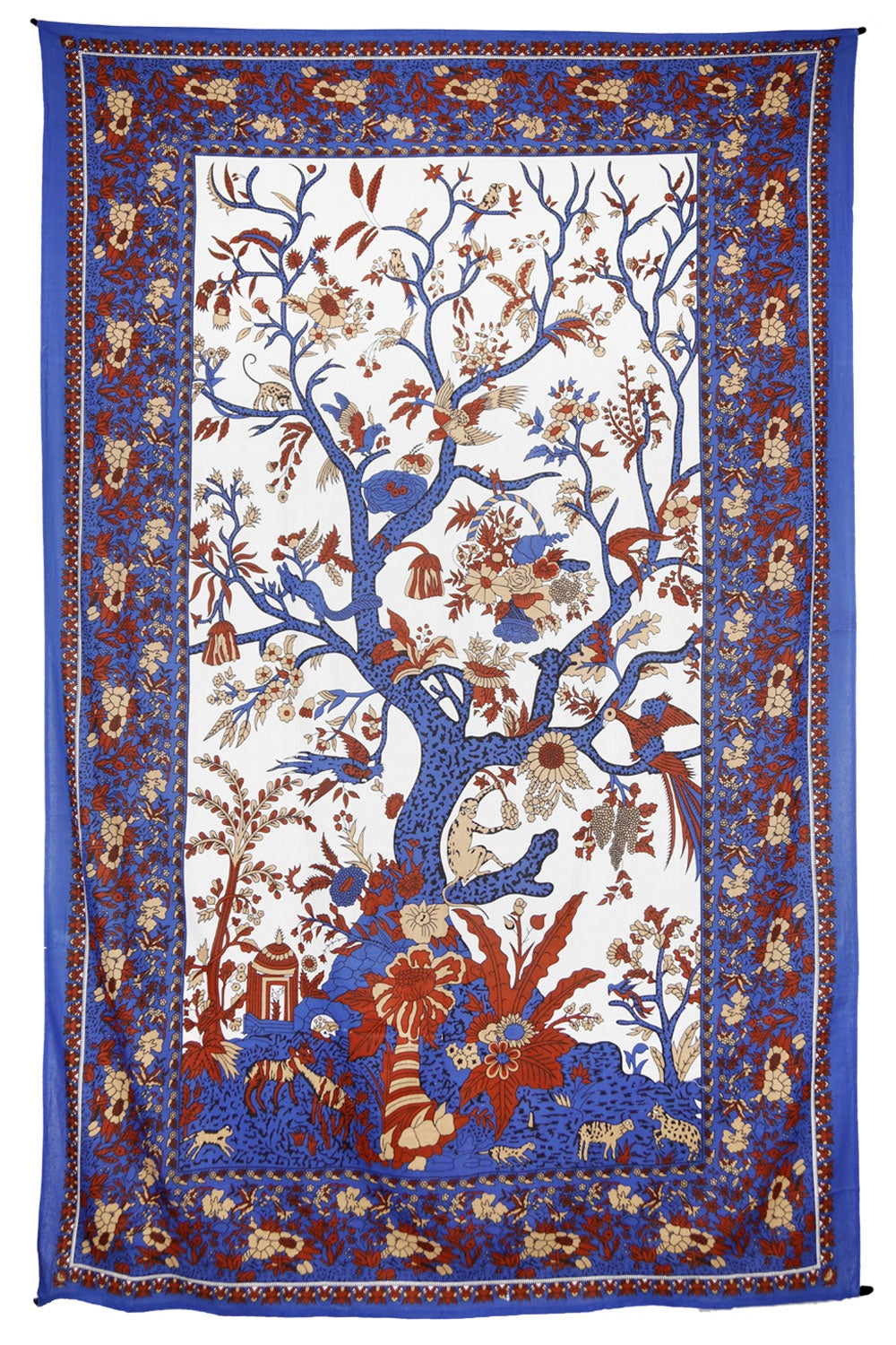 ZFL Tree of Life Blue Tapestry