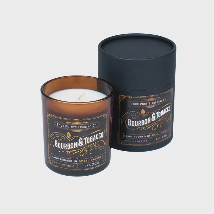 Bourbon & Tobacco 8 oz Soy Candle