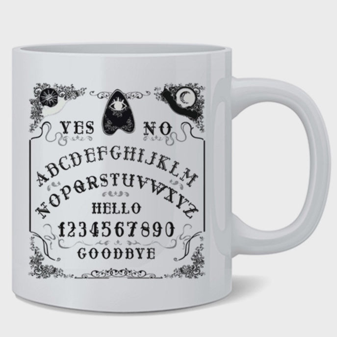 Ouija Board White Mug