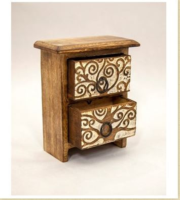 India Arts - Celtic Tree Mango Wood Box