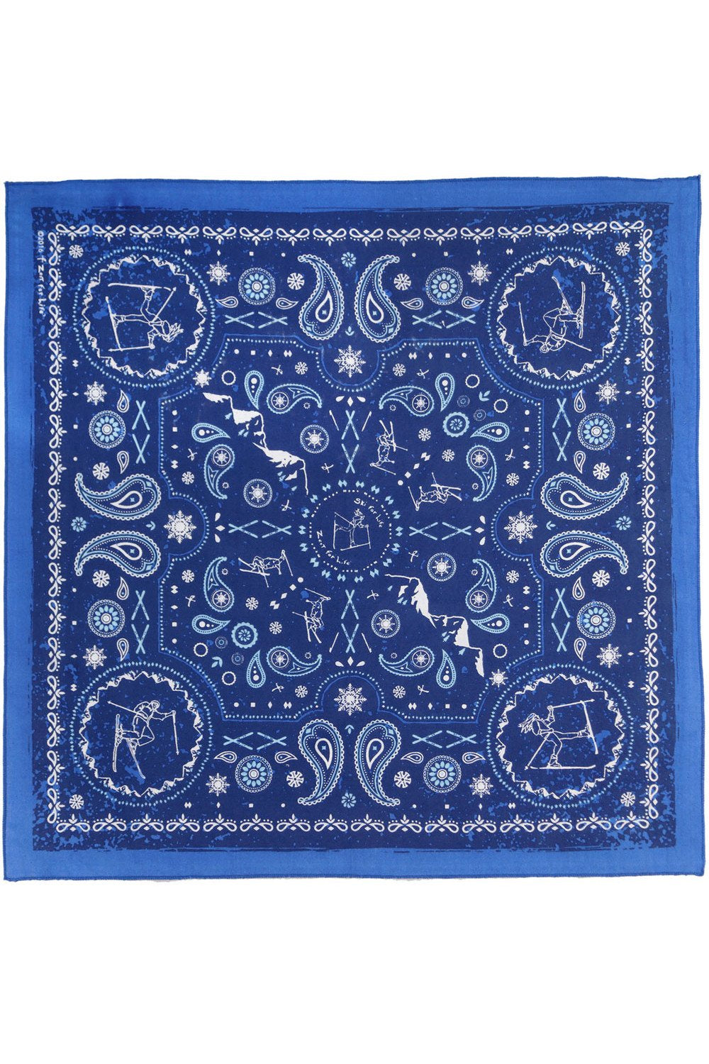 Skiing Bandana Blue