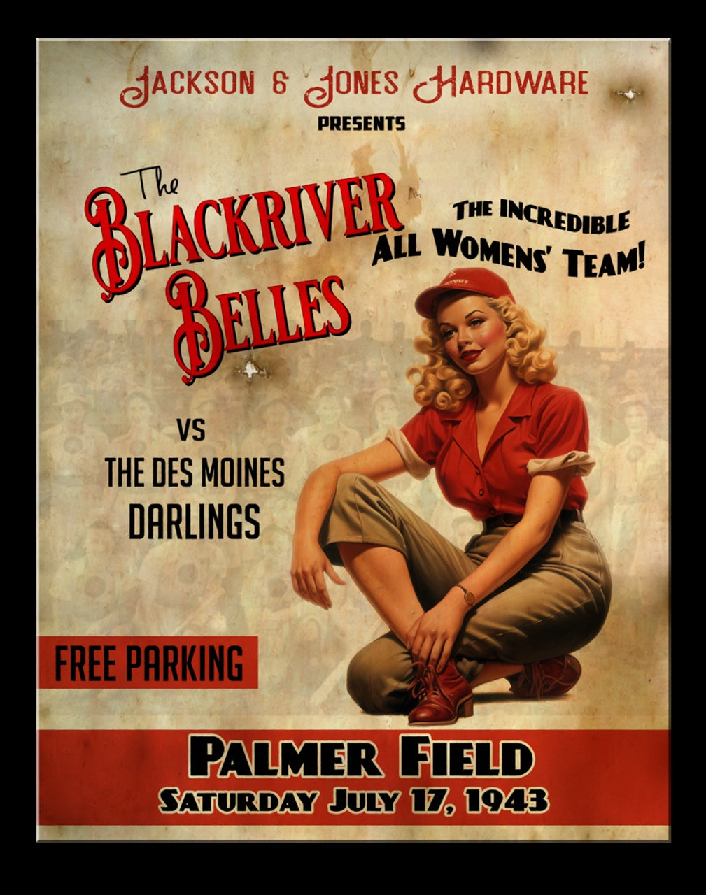 Blackriver Belles Tin Sign