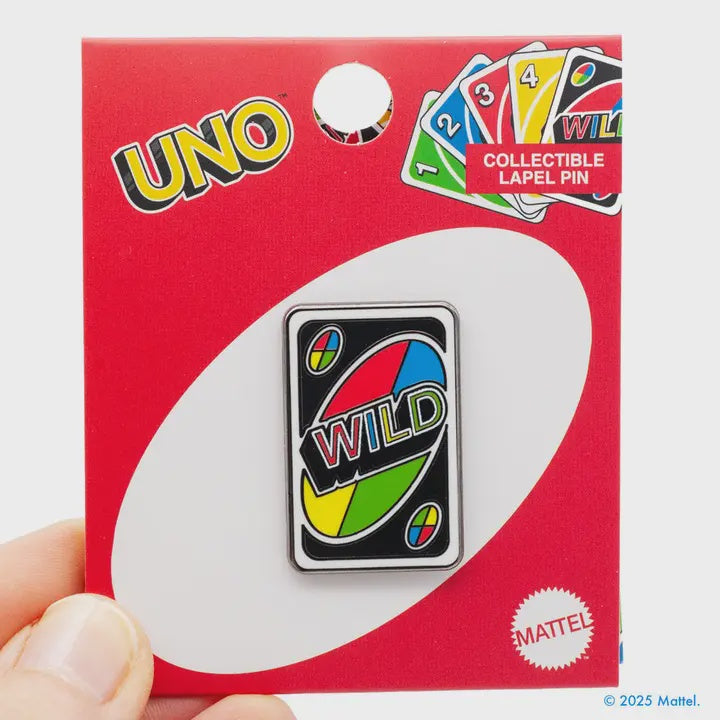 Uno Wild Card Enamel Pin
