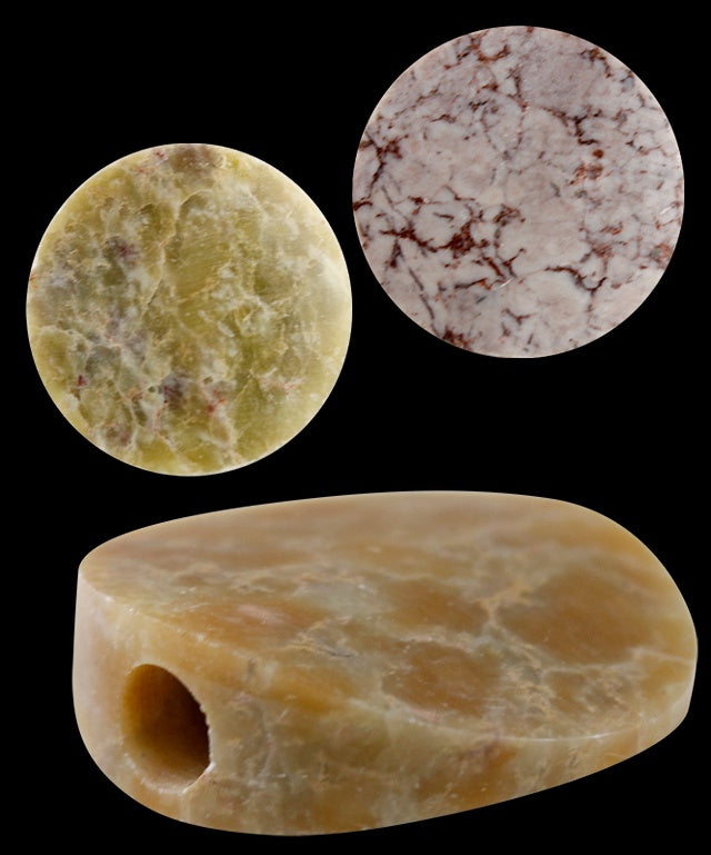 Hand-Carved Marble Smoke Stone