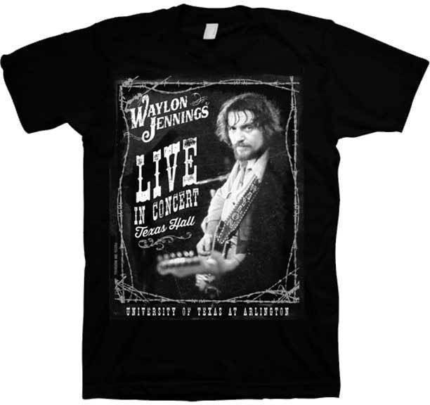 Waylon Jennings Live in Concert T-Shirt
