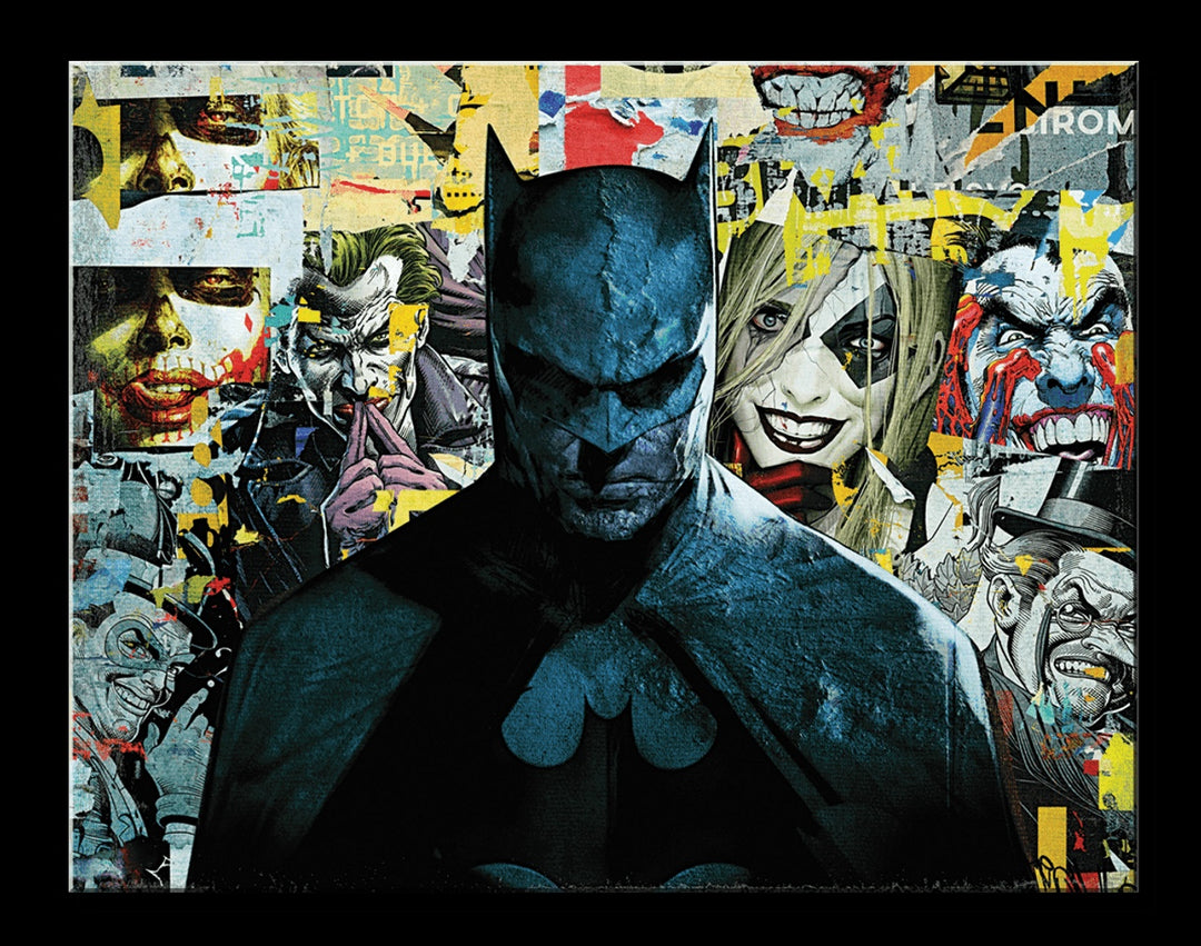Batman Collage Tin Sign