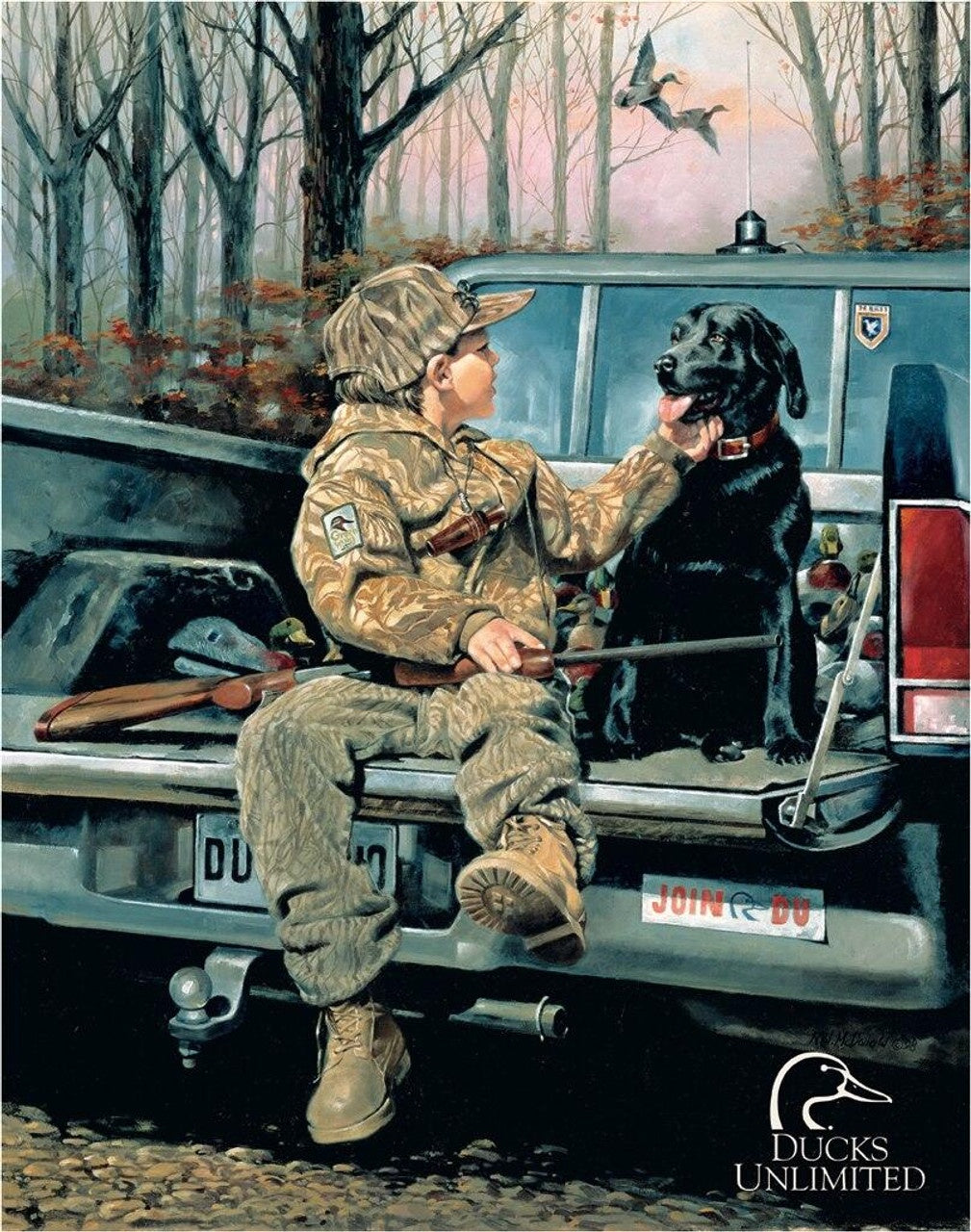 Ducks Unlimited Forever Friends Tin Sign
