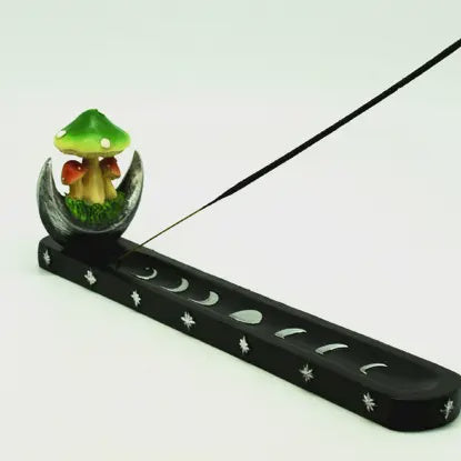 Mushroom on Moon Incense Burner 3394