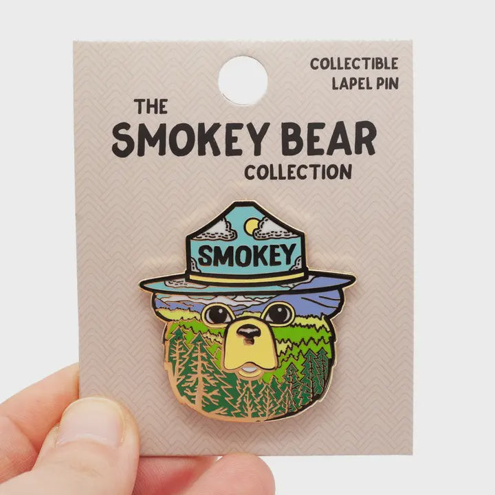 Smokey Bear Forest Pin