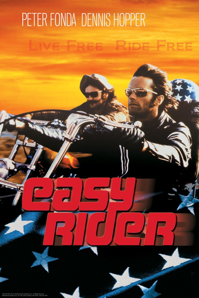 Easy Rider Live Free/Ride Free Poster