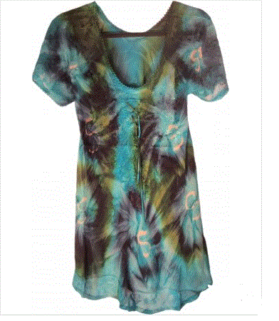 Magic Touch - Tie Dye Sleeve Top