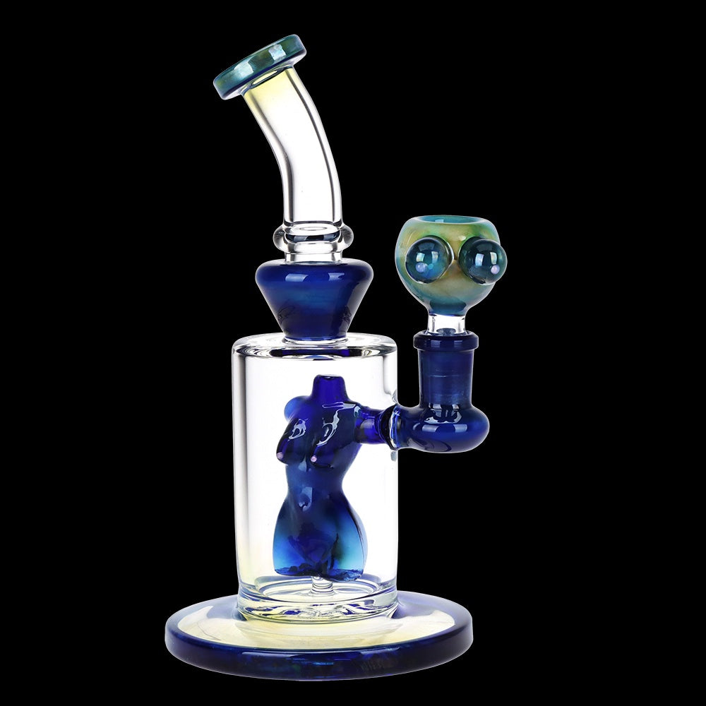 Fumed Nude Bod Glass Water Pipe | 10" | 14mm F